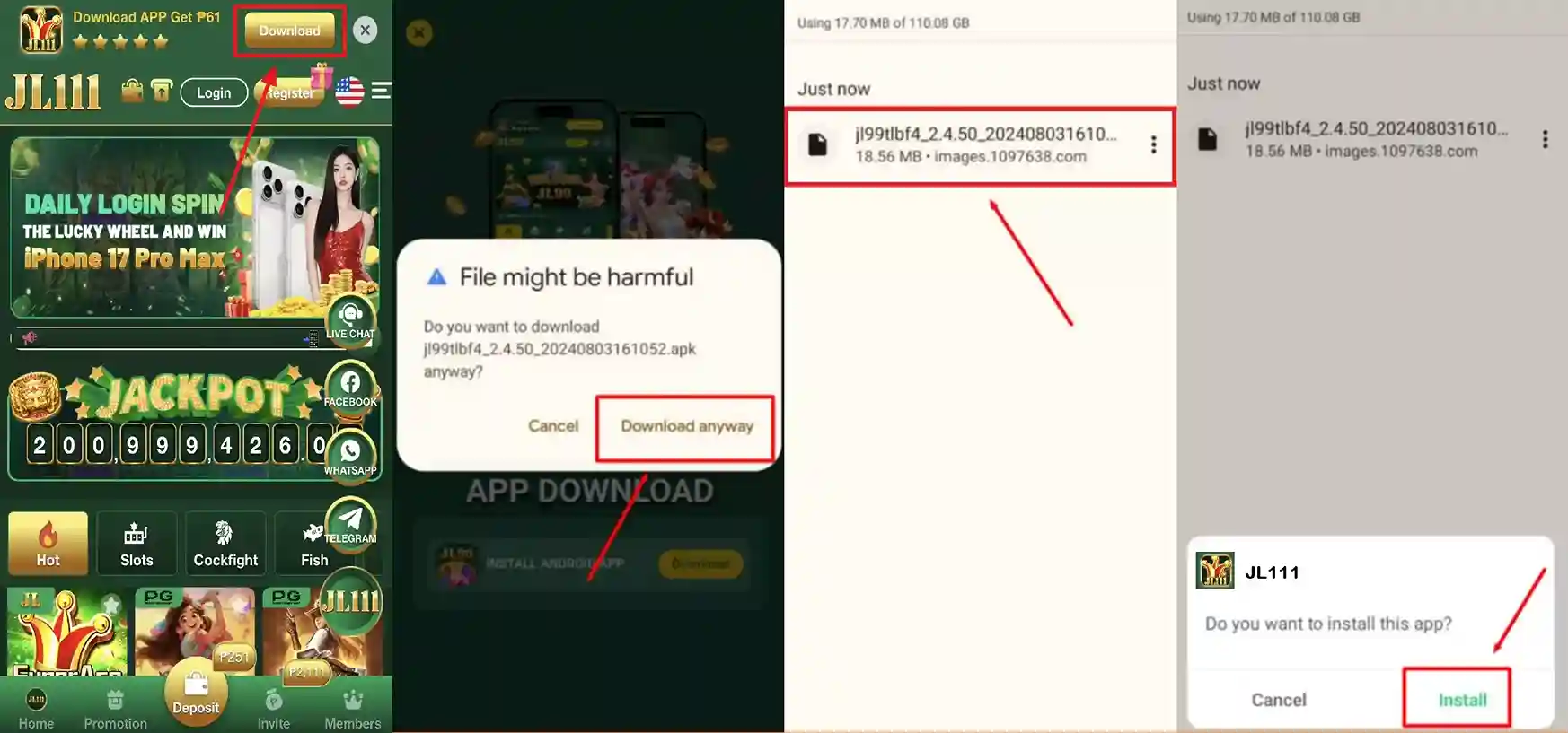JL111 Android APK Download and Installation Security Walkthrough