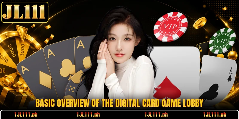Basic overview of the digital card game lobby