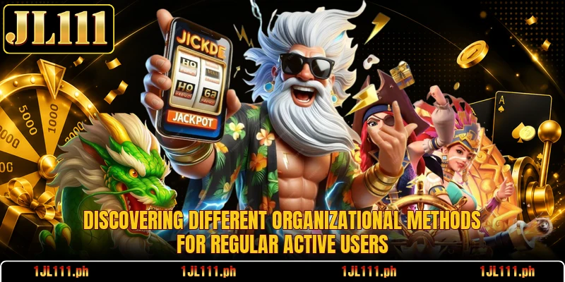 Discovering different organizational methods for regular active users