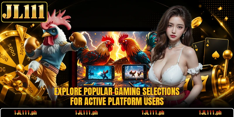 Explore popular gaming selections for active platform users