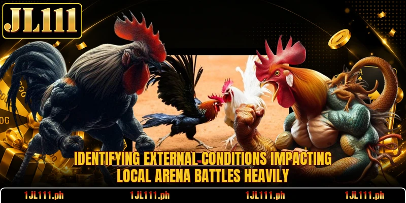 Identifying external conditions impacting local arena battles heavily