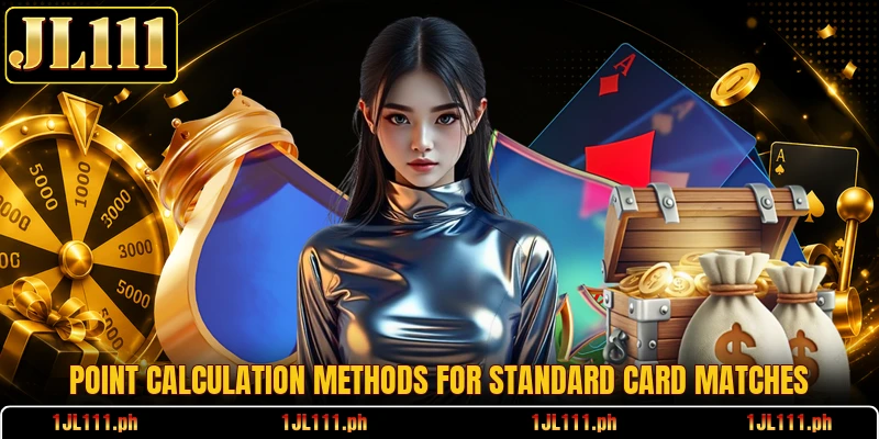 Point calculation methods for standard card matches