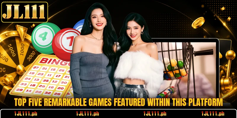 Top five remarkable games featured within this platform