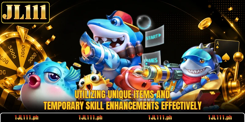 Utilizing unique items and temporary skill enhancements effectively